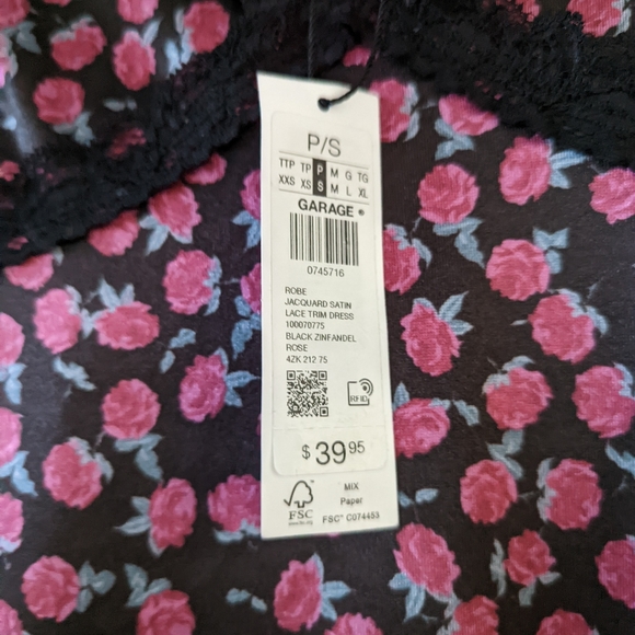 Garage Rose Satin Dress - Picture 6 of 8